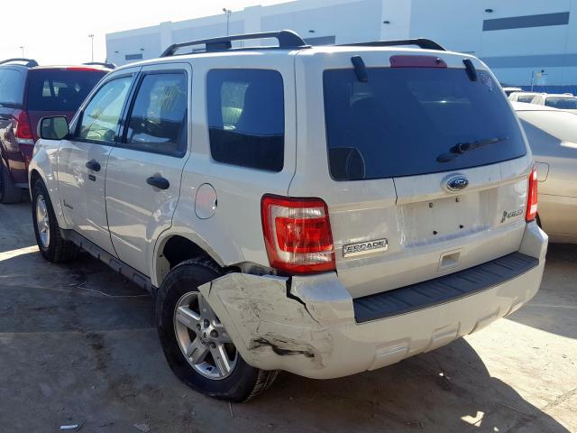 1FMCU5K37BKC19692 - 2011 FORD ESCAPE HYBRID  photo 3