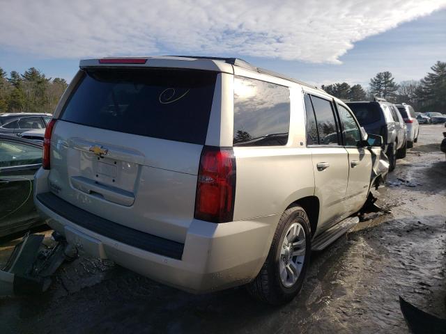 1GNSKBKC5HR128125 - 2017 CHEVROLET TAHOE K1500 LT SILVER photo 4