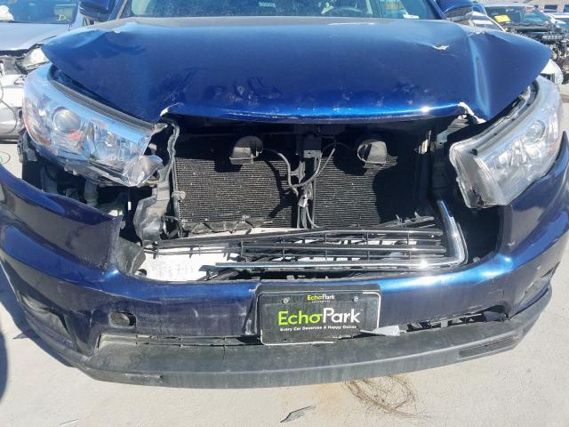 5TDJKRFH1GS341012 - 2016 TOYOTA HIGHLANDER XLE  ფოტო 9