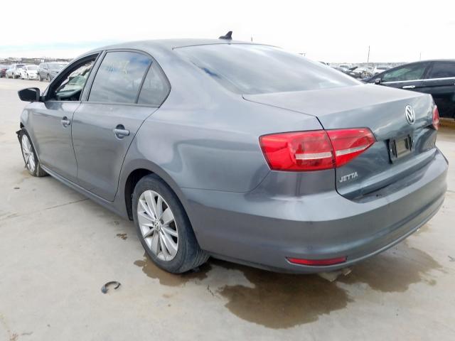 3VW2K7AJ2FM209620 - 2015 VOLKSWAGEN JETTA BASE  photo 3