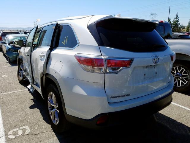 5TDKKRFH5FS050371 - 2015 TOYOTA HIGHLANDER XLE  photo 3