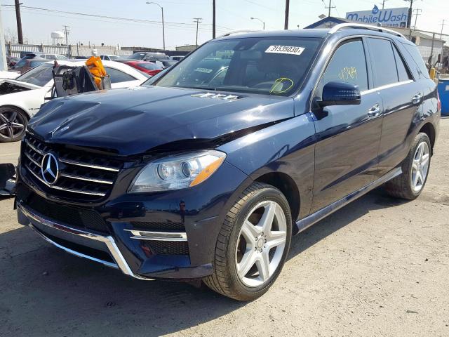 4JGDA5HB1EA271521 - 2014 MERCEDES-BENZ ML 350 4MATIC  photo 2