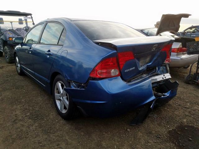 1HGFA16867L037008 - 2007 HONDA CIVIC EX  photo 3