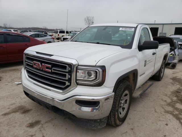 1GTN1LEC0HZ903988 - 2017 GMC SIERRA C1500 WHITE photo 2