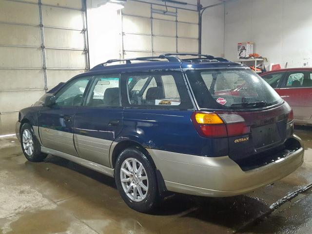 4S3BH665727652213 - 2002 SUBARU LEGACY OUTBACK  photo 3