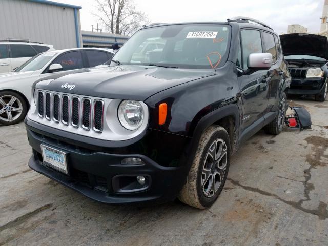 ZACCJADT4GPD35707 - 2016 JEEP RENEGADE LIMITED  photo 2