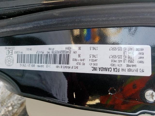 2C4RDGBG2KR635728 - 2019 DODGE GRAND CARAVAN SE  photo 10