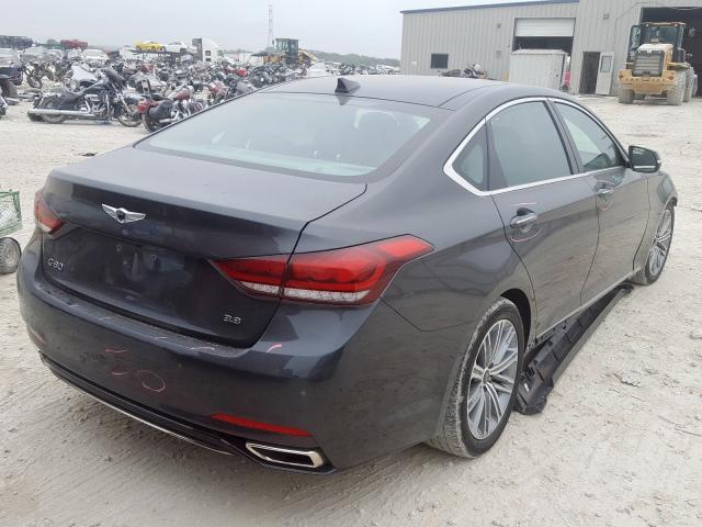 KMHGN4JE1JU227382 - 2018 GENESIS G80 BASE  photo 4