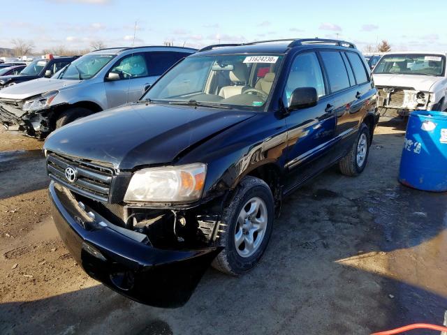 JTEGD21A740100037 - 2004 TOYOTA HIGHLANDER  photo 2