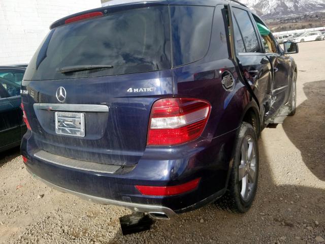 4JGBB8GB8BA660272 - 2011 MERCEDES-BENZ ML 350 4MATIC  photo 4