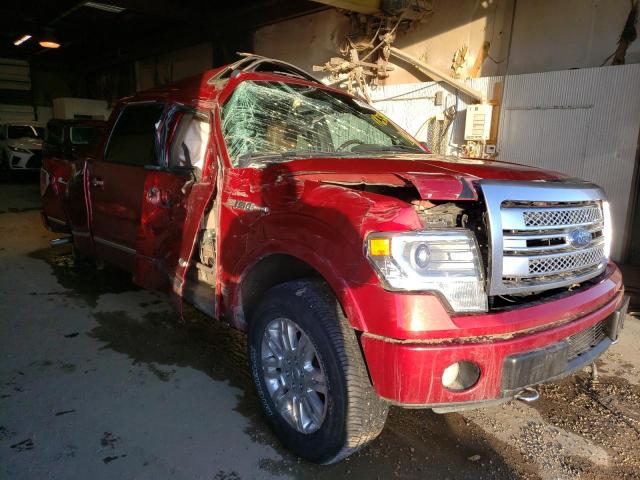 1FTFW1ET5DFA19972 - 2013 FORD F-150 SUPERCREW MAROON photo 1