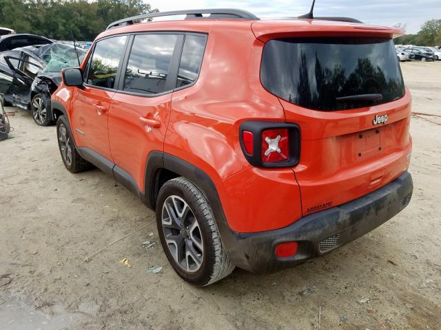 ZACCJABB8JPJ61087 - 2018 JEEP RENEGADE LATITUDE  photo 3