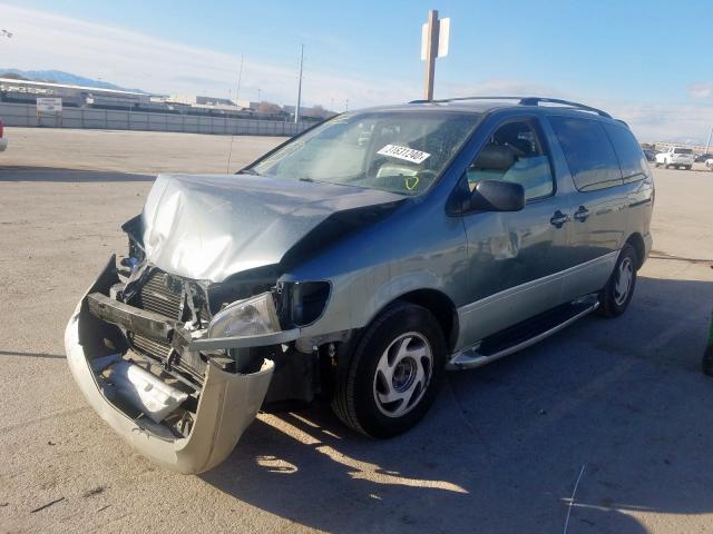 4T3ZF13C2XU106845 - 1999 TOYOTA SIENNA LE  photo 2