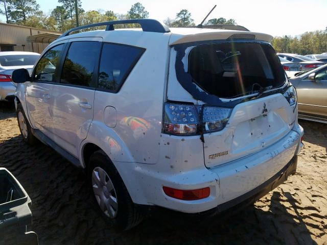 JA4AS2AWXBU021344 - 2011 MITSUBISHI OUTLANDER ES  ფოტო 3