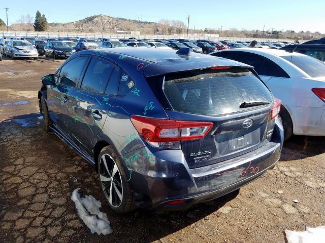 4S3GTAL68H3709510 - 2017 SUBARU IMPREZA SPORT  photo 3