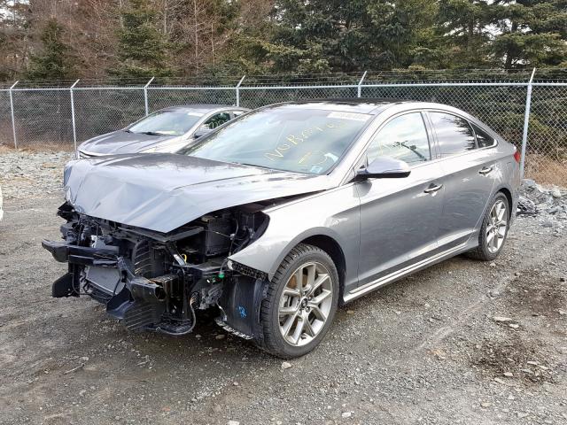 5NPE34AB4KH742220 - 2019 HYUNDAI SONATA LIMITED TURBO  photo 2