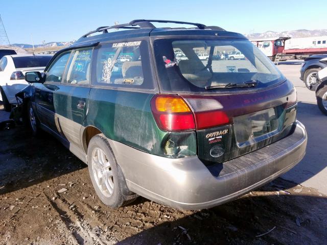 4S3BH665X26655581 - 2002 SUBARU LEGACY OUTBACK  photo 3