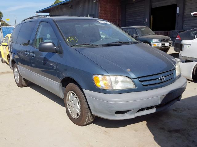 4T3ZF13C31U396133 - 2001 TOYOTA SIENNA LE  photo 1