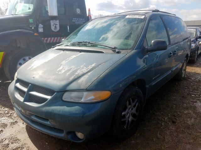 1B4GP44G9YB643677 - 2000 DODGE GRAND CARAVAN SE  photo 2