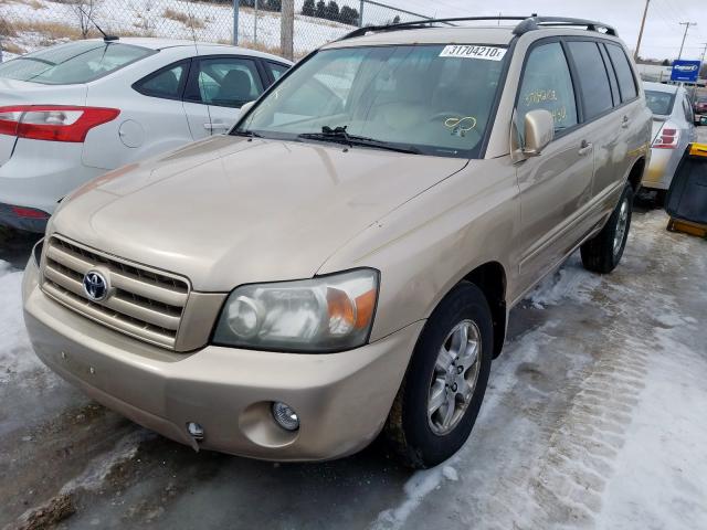 JTEDP21A540006684 - 2004 TOYOTA HIGHLANDER BASE  صورة 2