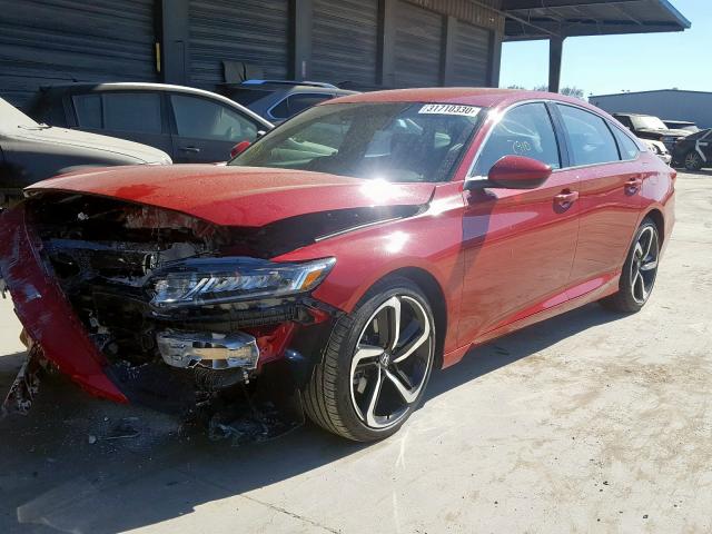 1HGCV1F34KA159043 - 2019 HONDA ACCORD SPORT  photo 2