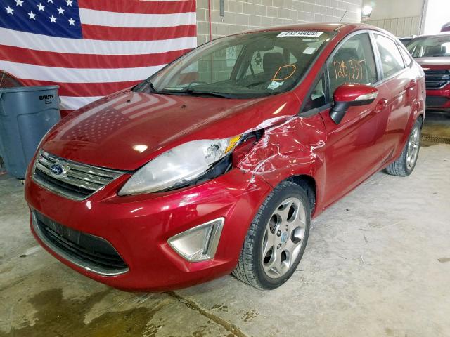 3FADP4CJ6BM221701 - 2011 FORD FIESTA SEL RED photo 2