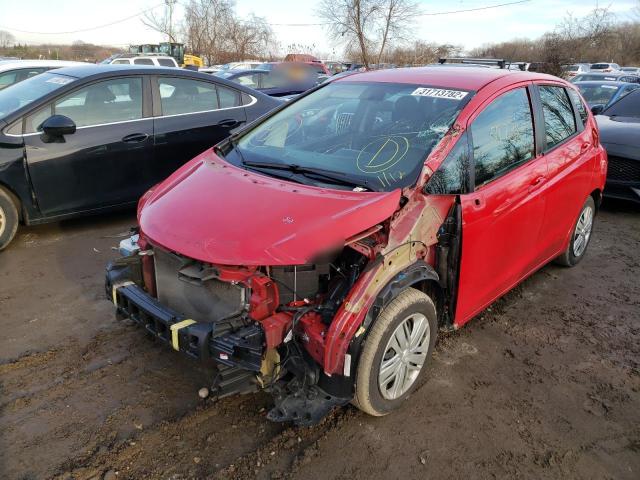 3HGGK5H43KM706474 - 2019 HONDA FIT LX RED photo 2