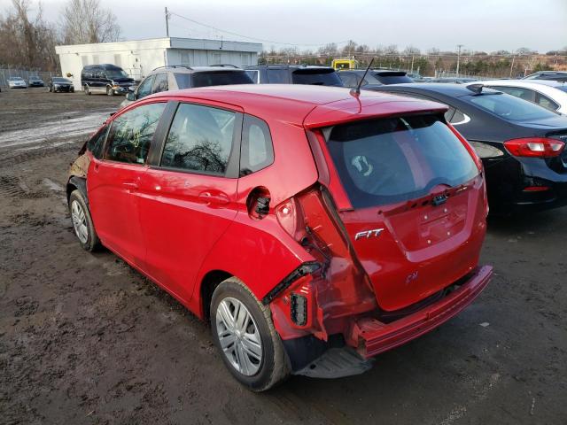 3HGGK5H43KM706474 - 2019 HONDA FIT LX RED photo 3