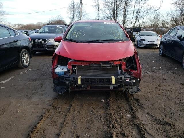 3HGGK5H43KM706474 - 2019 HONDA FIT LX RED photo 9