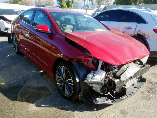 KMHD04LB8JU483295 - 2018 HYUNDAI ELANTRA SPORT  photo 1