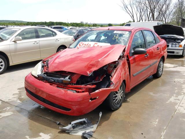 1FAFP33P9YW141017 - 2000 FORD FOCUS LX RED photo 2