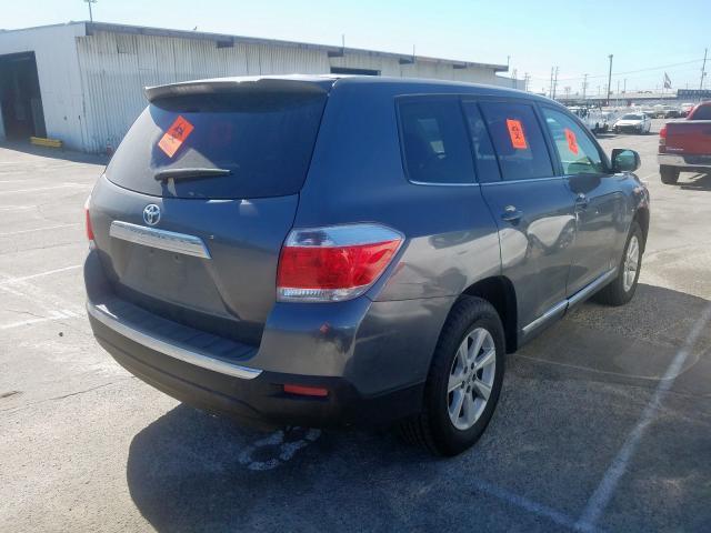 5TDZA3EH5DS043952 - 2013 TOYOTA HIGHLANDER BASE  фото 4