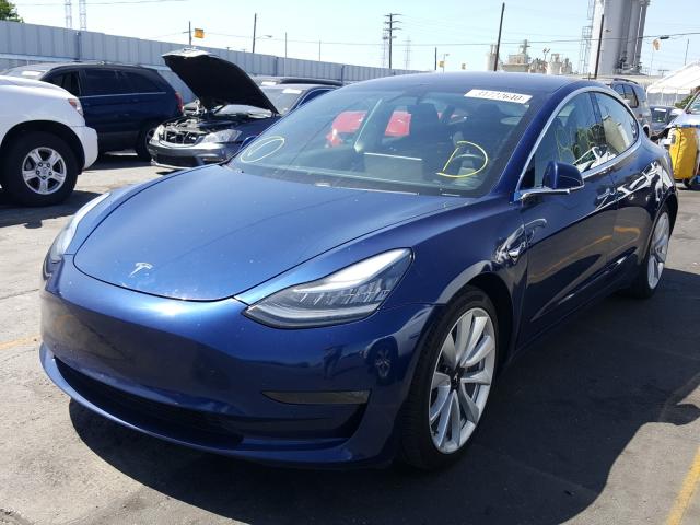 5YJ3E1EA7JF044635 - 2018 TESLA MODEL 3  ფოტო 2