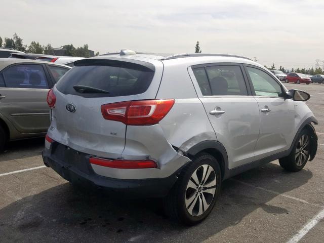 KNDPCCA27B7034616 - 2011 KIA SPORTAGE EX  photo 4