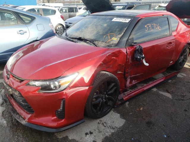 JTKJF5C7XGJ026028 - 2016 TOYOTA SCION TC 红色 照片 2