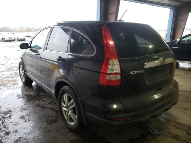 5J6RE4H74AL040576 - 2010 HONDA CR-V EXL BLACK photo 3