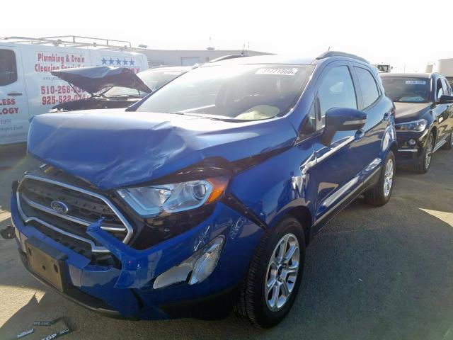 MAJ3P1TE3JC220356 - 2018 FORD ECOSPORT SE  photo 2