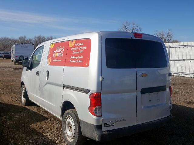 3N63M0ZN4FK725129 - 2015 CHEVROLET CITY EXPRESS LT  photo 3