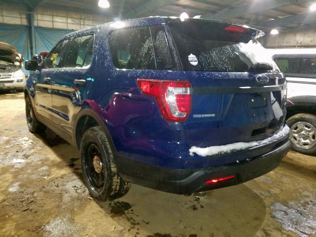 1FM5K8AR3JGA99655 - 2018 FORD EXPLORER POLICE INTERCEPTOR  photo 3