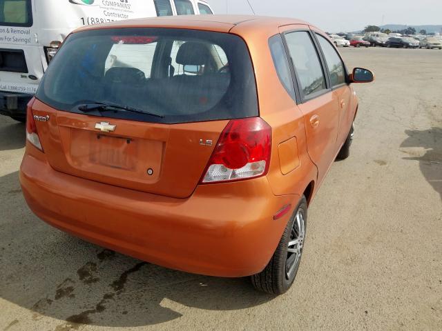 KL1TD66617B751467 - 2007 CHEVROLET AVEO BASE  ფოტო 4
