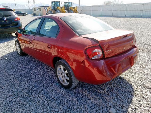 1B3ES56C25D154516 - 2005 DODGE NEON SXT  photo 3