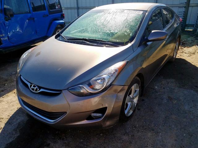 5NPDH4AE0DH415842 - 2013 HYUNDAI ELANTRA GLS  photo 2