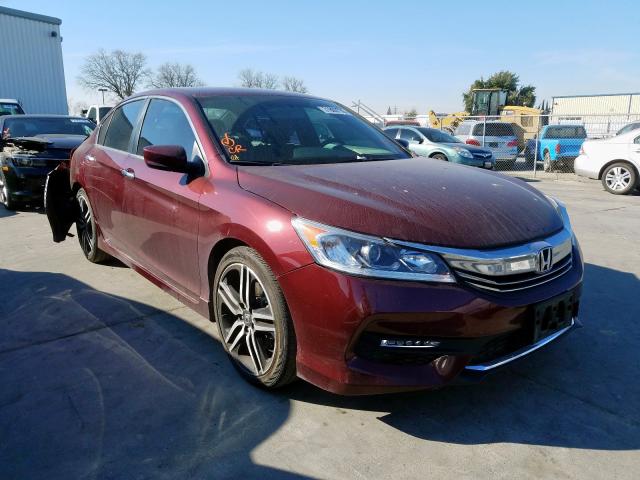 1HGCR2F55HA221375 - 2017 HONDA ACCORD SPORT  photo 1