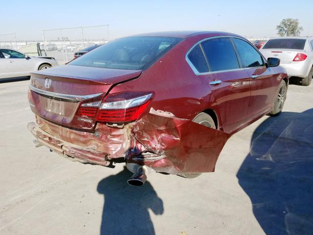 1HGCR2F55HA221375 - 2017 HONDA ACCORD SPORT  photo 4