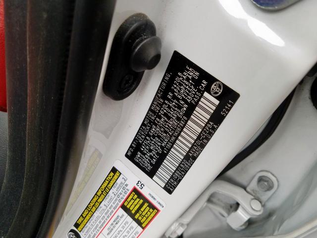 4T1B61HK1KU678878 - 2019 TOYOTA CAMRY XSE  photo 10