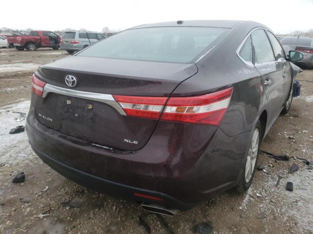 4T1BK1EB6FU170265 - 2015 TOYOTA AVALON XLE MAROON photo 4