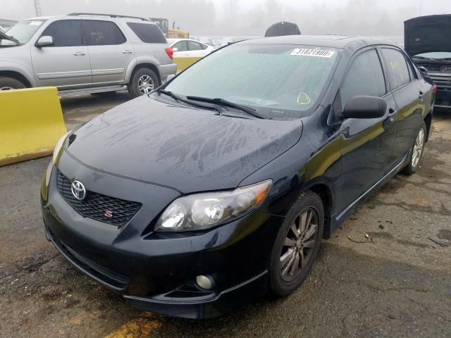 1NXBU40E29Z028688 - 2009 TOYOTA COROLLA BASE  photo 2