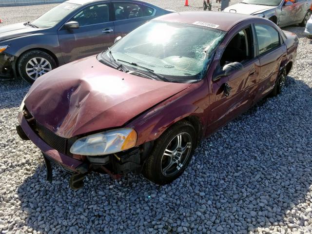 1B3EL46R02N191002 - 2002 DODGE STRATUS SE PLUS  photo 2