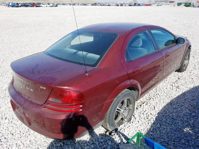 1B3EL46R02N191002 - 2002 DODGE STRATUS SE PLUS  photo 4