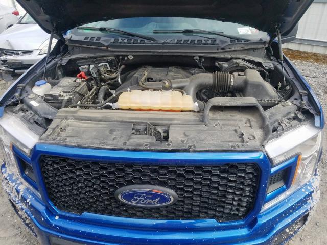 1FTEX1EP4JFA12678 - 2018 FORD F150 SUPER CAB  photo 7